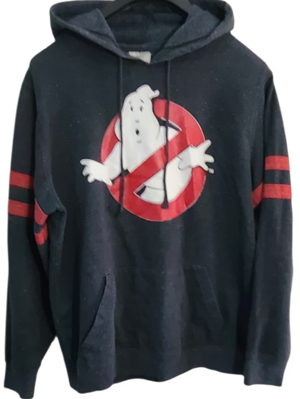 Ghostbusters Graphic Black Hoodie Sweatshirt - Men XL